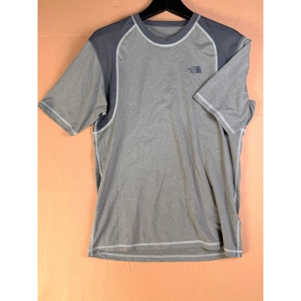 The North Face Men's S/P Gray Short Sleeve Performance Athletic Shirt